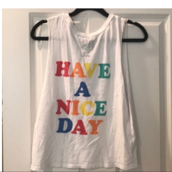 Adorable rebel Yell have a nice day tank top M 😃 - Picture 1 of 4
